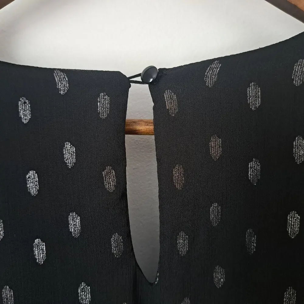 As U Wish Black and Sliver Knee Length Party Dress Women's Large - Picture 6 of 8